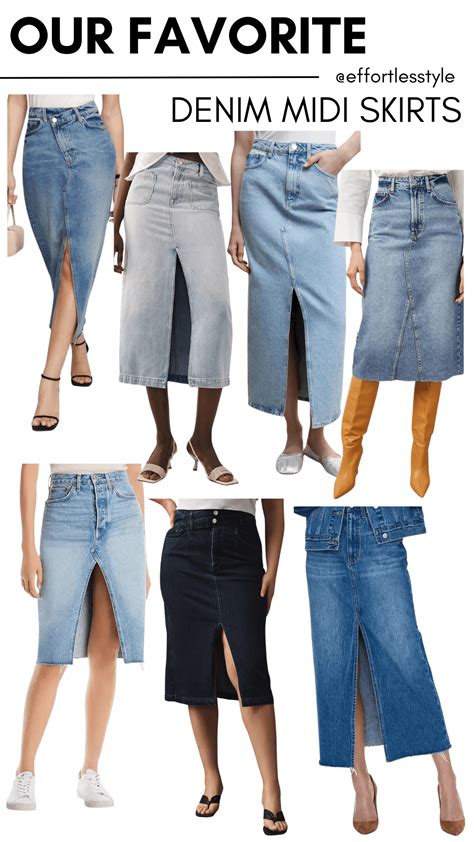 How to Style a Denim Skirt