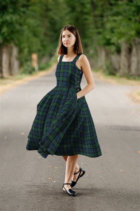 How to Style a Plaid Dress