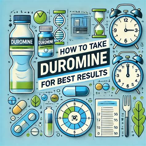 How to Take Duromine for Maximum Results: 4 Key Strategies