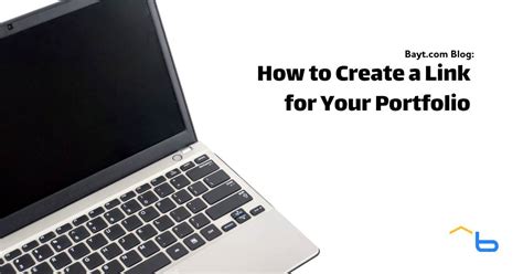 How to Upload a Link to Your Portfolio