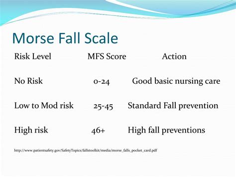 How to Use the Morse Fall Scale