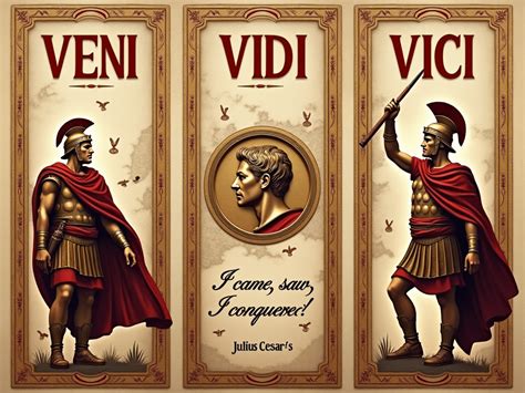 How to Use the Phrase "Veni, Vidi, Vici"