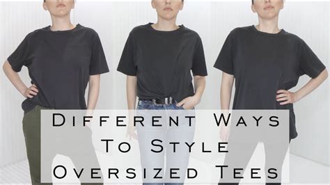 How to Wear an Oversized T-shirt for Different Body Types