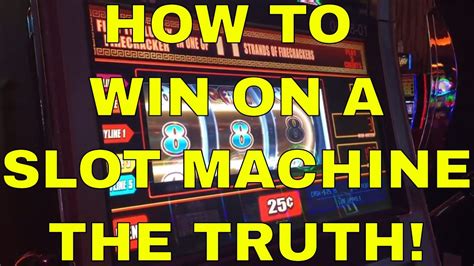 How to Win at Slot Machines