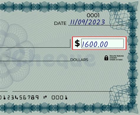 How to Write 1600 on a Check: A Comprehensive Guide