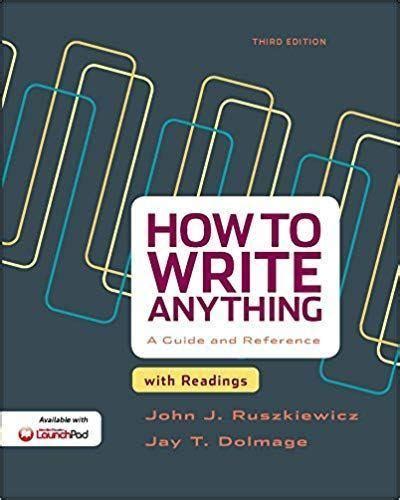 How to Write Anything: A Guide and Reference Ebook Doc