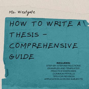 How to Write a History Thesis: A Comprehensive Guide