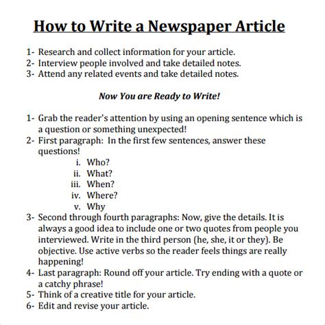 How to Write a News Article Kindle Editon