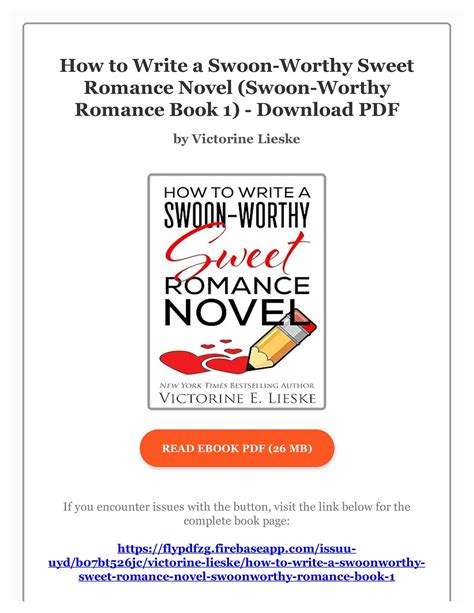 How to Write a Swoon-Worthy Sweet Romance Novel Reader