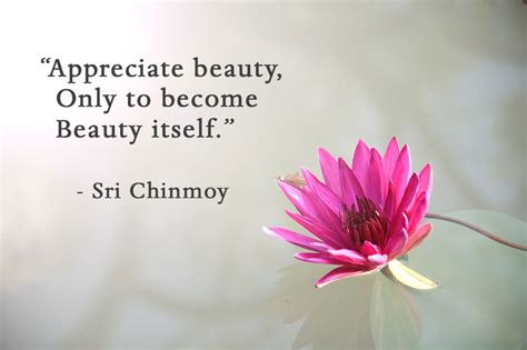 How to appreciate beauty: