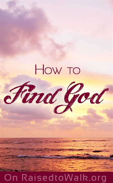 How to find God PDF