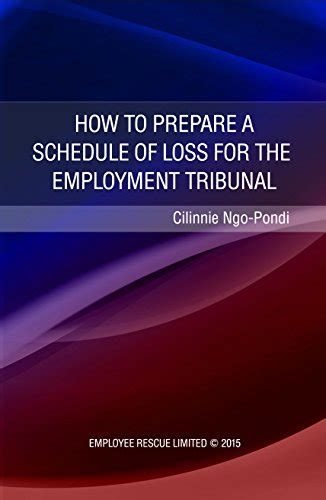 How to prepare a Schedule of Loss for the Employment Tribunal Employee Rescue Guides PDF