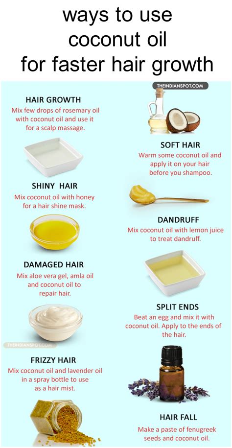 How to use coconut oil for hair growth: