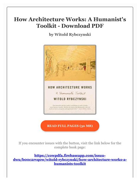 How.Architecture.Works.A.Humanist.s.Toolkit Ebook Reader