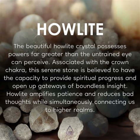 Howlite: A Gemstone of Transformation and Spiritual Growth