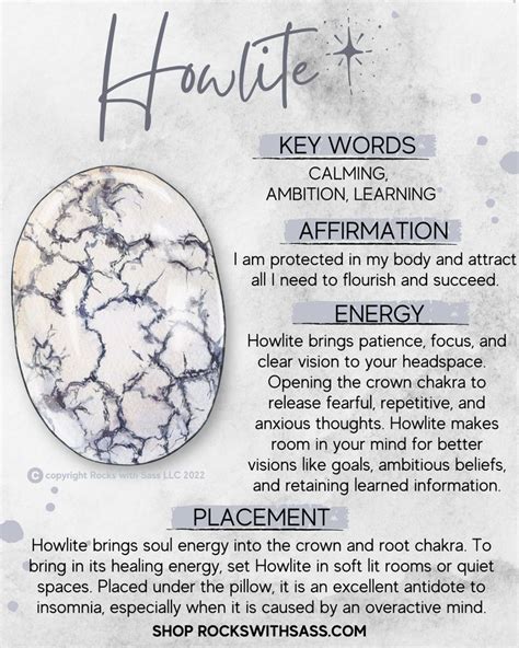 Howlite Stone Meaning: Unveiling the Purest White Gemstone