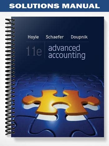 Hoyle Advanced Accounting 11e Solutions PDF