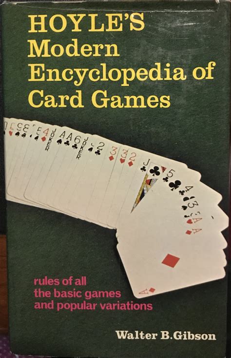 Hoyle s Modern Encyclopedia of Card Games Rules of All the Basic Games and Popular Variations Doc