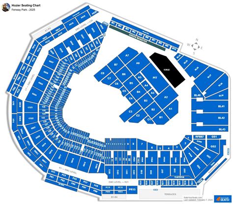 Hozier Fenway Seating Chart