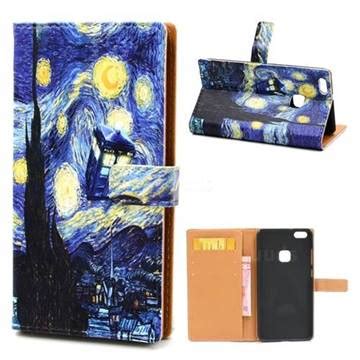 Huawei Customerfirst Wallet Leather Painting Reader