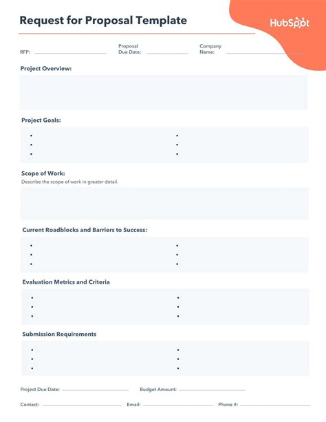 Hubspot Rfp Template