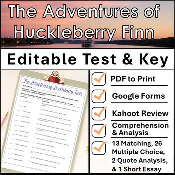 Huckleberry Finn Ar Test Answers Kindle Editon