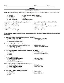 Huckleberry Finn Final Test And Answers PDF