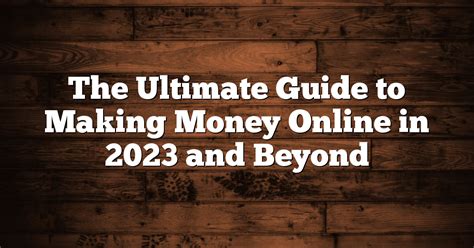 Huey Affiliate: The Ultimate Guide to Making Money Online in 2023