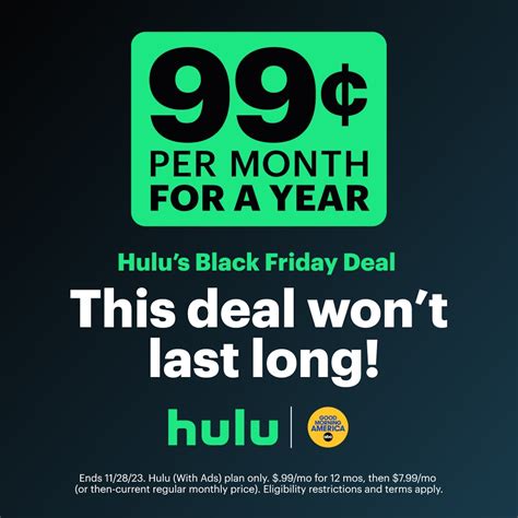 Hulu 99 Cents Per Month for a Year: Your Guide to an Unforgettable Streaming Experience