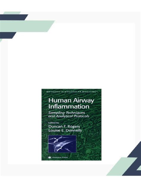 Human Airway Inflammation Sampling Techniques and Analytical Protocols 1st Edition Kindle Editon