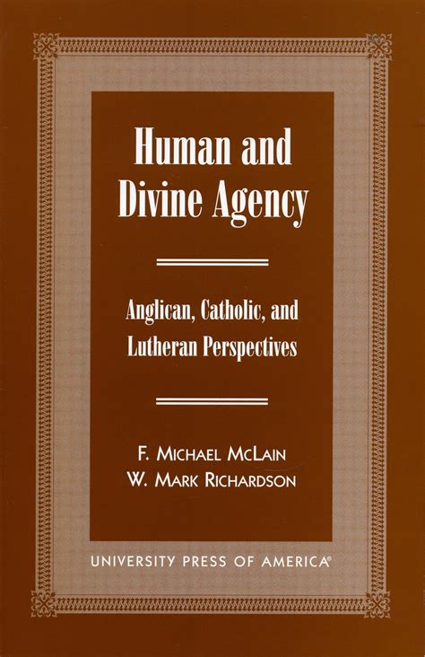 Human And Divine Agency Anglican Kindle Editon