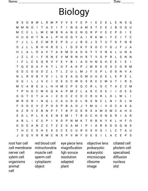 Human Biology Word Search Answers Epub