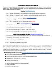 Human Carrying Capacity Webquest Answer Key PDF