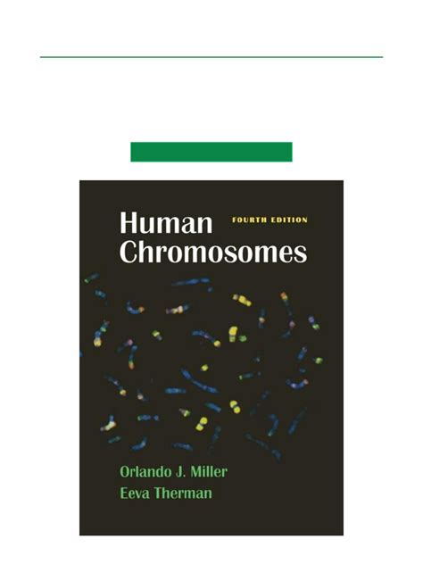 Human Chromosomes 4th Edition Epub