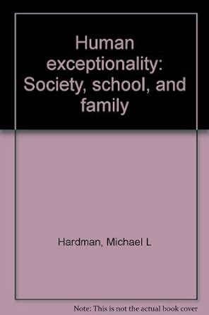 Human Exceptionality Society, School, and Family, Reader