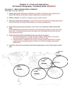 Human Geography Study Guide Rubenstein Answers Reader