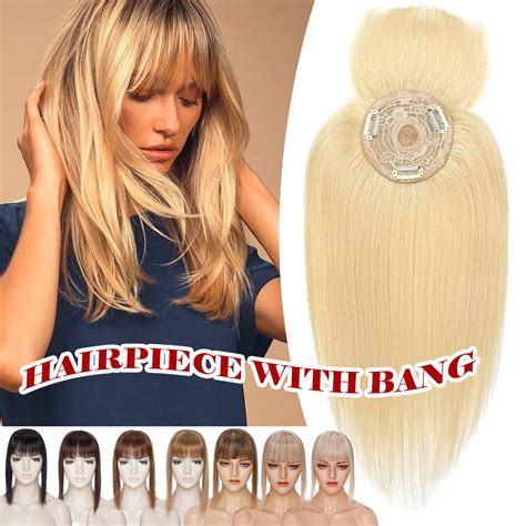 Human Hair Topper with Bangs: The Perfect Solution for Hair Loss