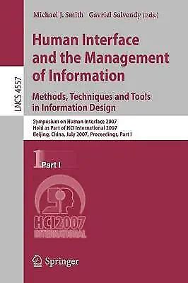 Human Interface and the Management of Information. Methods PDF