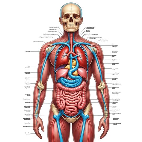 Human Organ Anatomy Chart