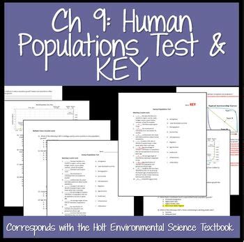 Human Population Test Answers Holt Environmental Science Epub