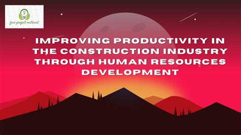 Human Resource Development in the Building Industry A Study in Bombay Reader