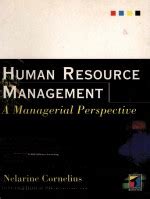 Human Resource Management A Managerial Perspective Reader