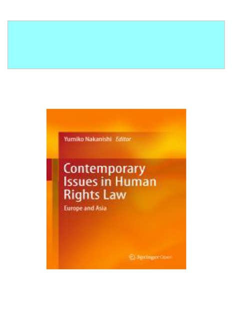 Human Rights and Development Issues 1st Edition Epub