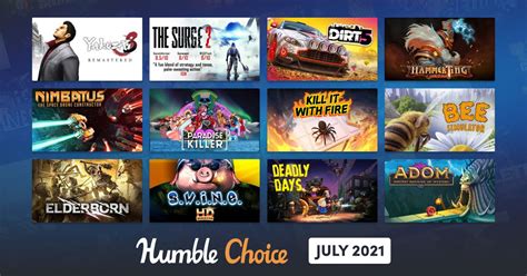 Humble Bundle July 2024: Dive into a Gaming Extravaganza