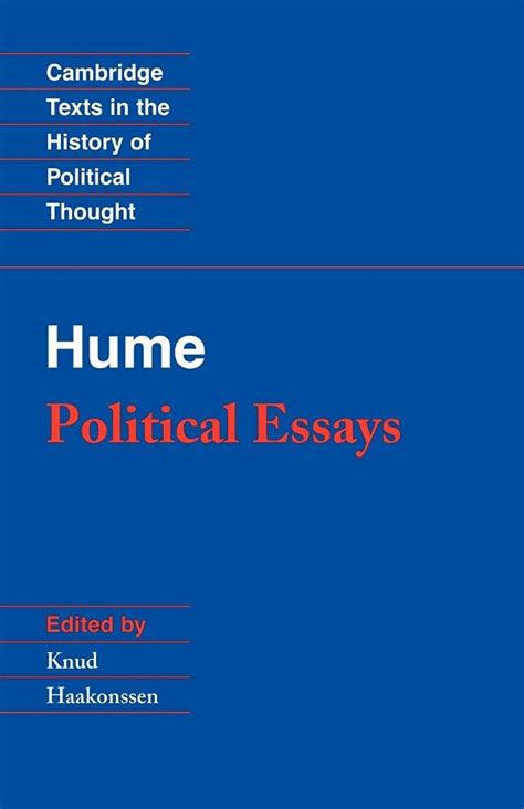 Hume Political Essays Cambridge Texts in the History of Political Thought PDF