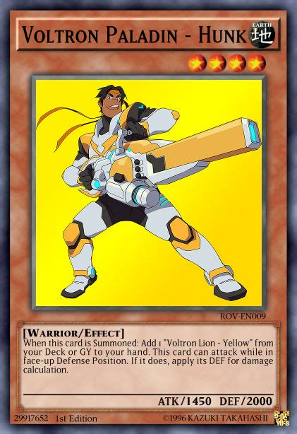 Hunk: The Voltron Paladin Who's Always Got Your Back