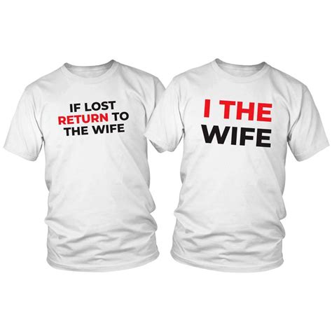 Husband and Wife Shirts Funny