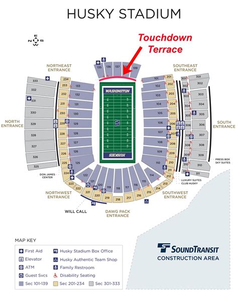 Huskie Stadium Seating Chart