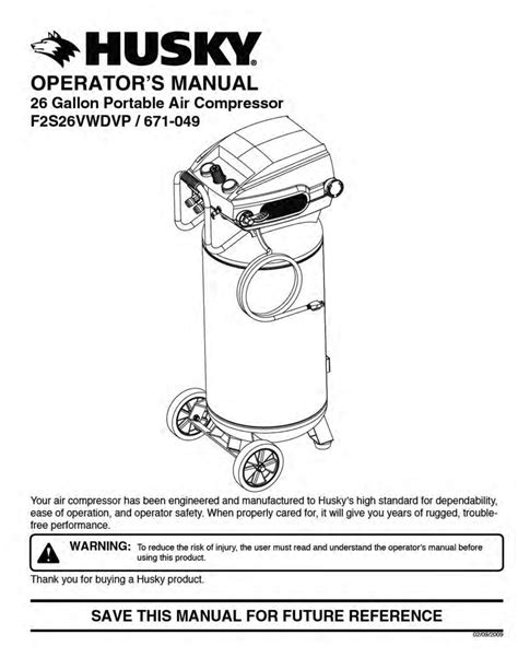 Husky Air Compressor Manuals Ebook Reader
