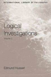 Husserl Logical Investigations 1st Edition Epub